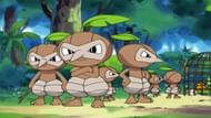 A group of Nuzleaf living in the forest (Image via The Pokemon Company)